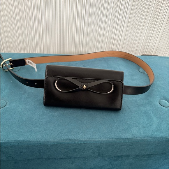 kate spade Handbags - Kate Spade New York Black Leather Belt Bag